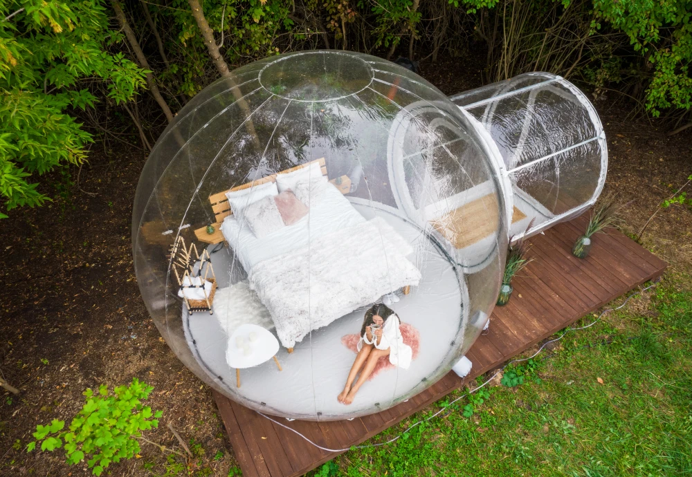 inflatable tent looks like bubble